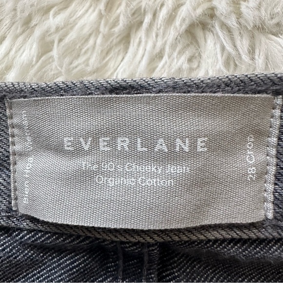 Everlane Jeans The 90's Cheeky Organic Cotton Non-Stretch Denim Gray Crop 28 - Picture 8 of 12